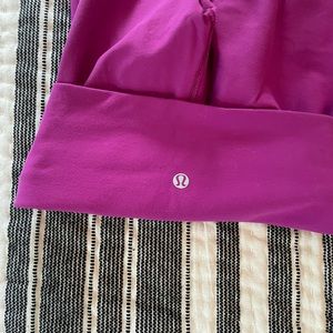 Rare pink high rise lululemon pants